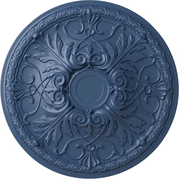 Ekena Millwork Tristan Ceiling Medallion (Fits Canopies up to 5 1/2"), Hand-Painted Americana, 26"OD x 3"P CM26TNAMF - main